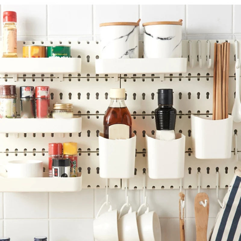 Premium Punch-Free Wall Hanging Storage Rack – Smart Board Organizer 🧩