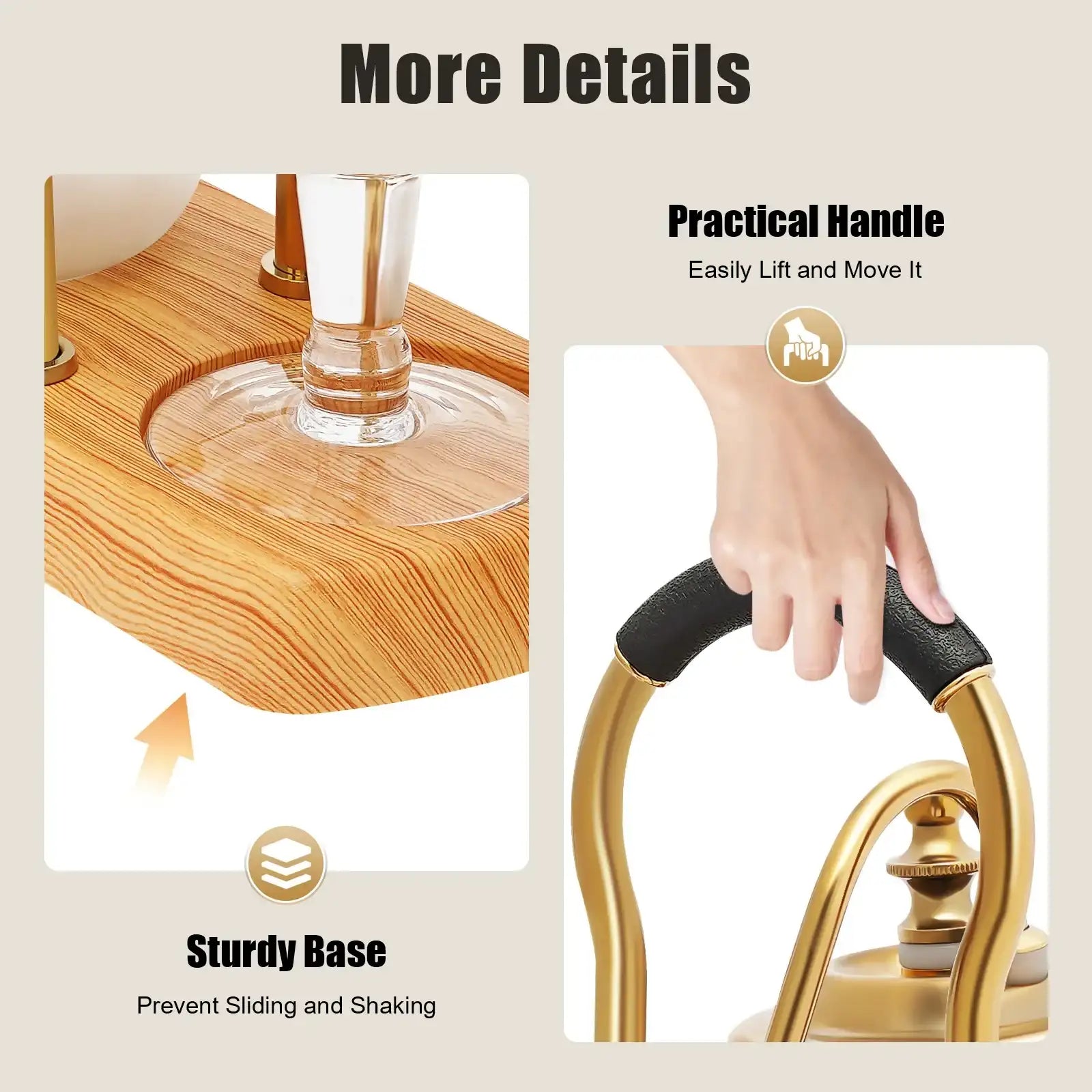 400 ml Siphon Vacuum Coffee Maker Set – Stainless Steel & Wood Base Coffee & Tea Brewer