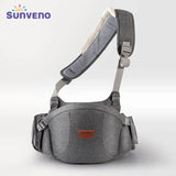 Sunveno One-Shoulder Adjustable Baby Carrier – Ergonomic Hip Seat Sling for Newborns & Toddlers