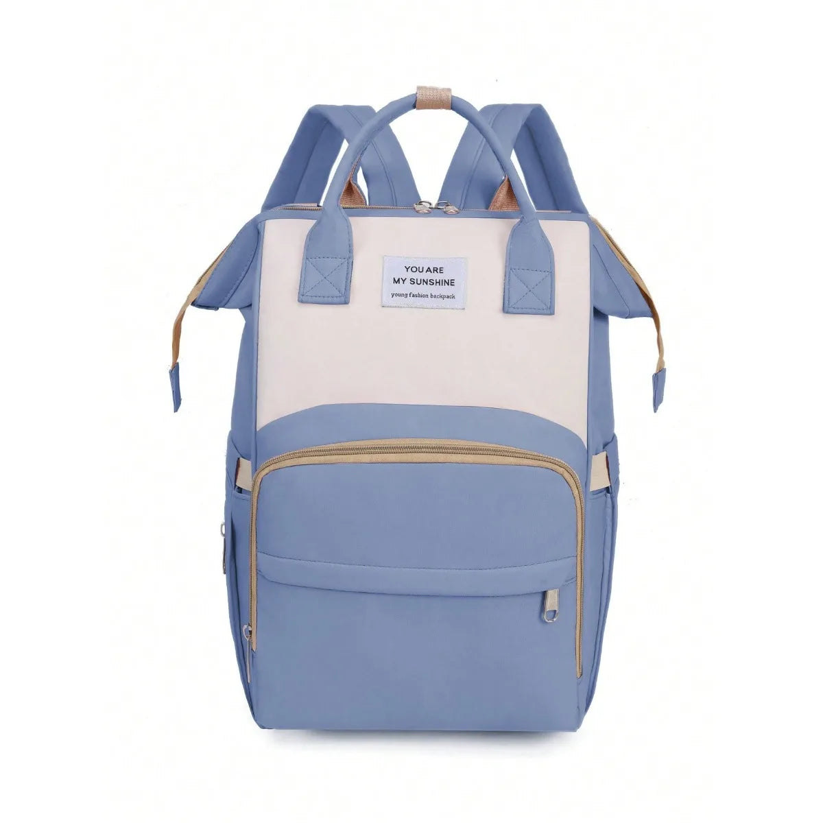 Fashion Diaper Bag Backpack – Waterproof Large Capacity Mommy Bag with Insulated Pockets | Stylish Baby Diaper Backpack for Boys & Girls
