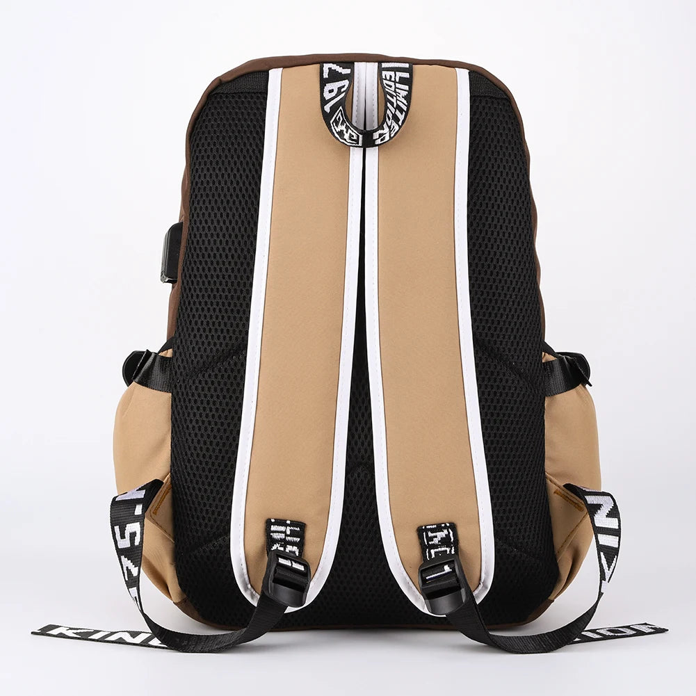 Kawaii Capybara Backpack — Large-Capacity Aesthetic College & School Bookbag for Women & Students