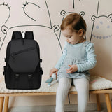 2025 Simple Solid-Color Backpack — Spacious Travel & Commuter Bag for School, Work & Daily Use