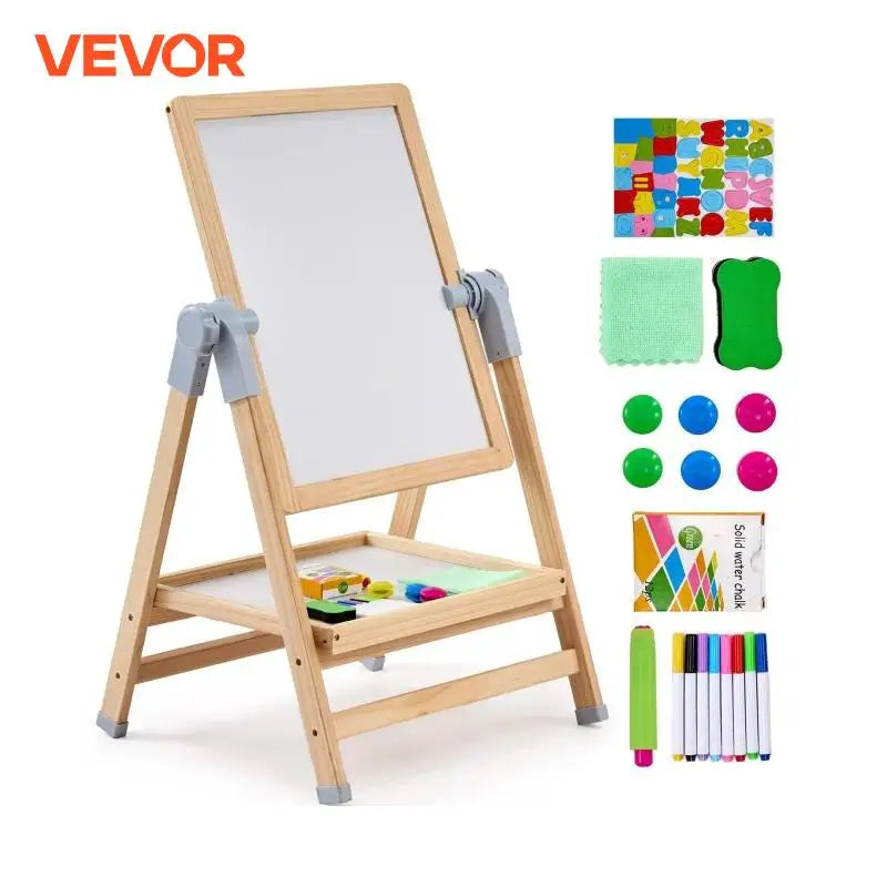 VEVOR Standing Magnetic Drawing Board — Kids Art Easel with Double-Sided Writing Board & Painting Accessories 🎨👶