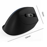 Zelotes F‑36A Ergonomic Vertical Mouse – Wireless Rechargeable with 2400 DPI Adjustable Precision