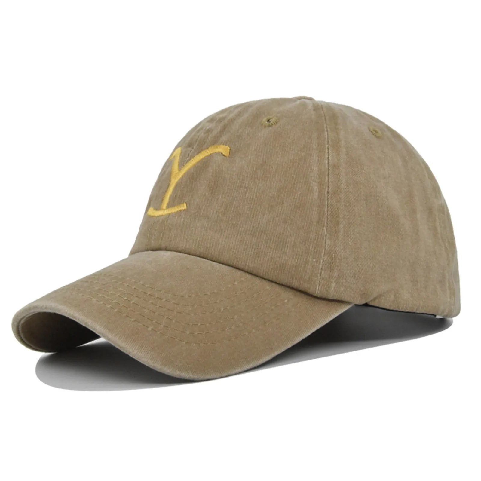 Yellowstone Dutton Ranch Embroidered Baseball Cap – Distressed Ponytail Hat with Sun Protection