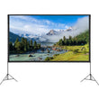 150″ Projection Screen Kit – 16:9 HD View, Stable Tripod Stand & Smooth Viewing Surface for Home Theater