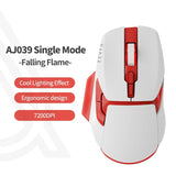 AJAZZ AJ039 RGB Gaming Mouse – Tri-Mode 2.4G/Wired/Bluetooth Ergonomic Mouse with 7,200 DPI & RGB Lighting