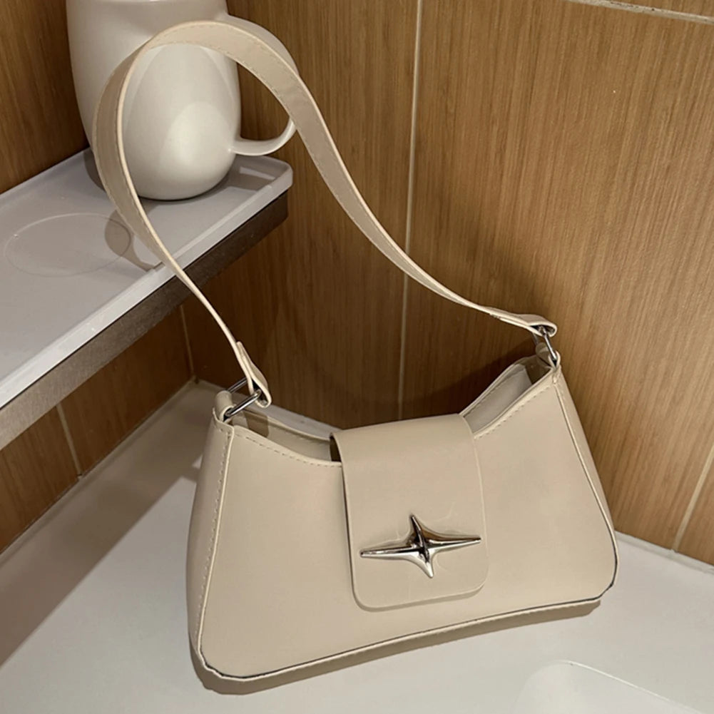 Women’s Sequin Shoulder Bag – Y2K PU Leather Zipper Handbag for Outdoor & Leisure