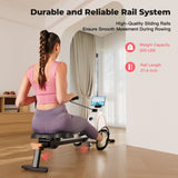 Home Rowing Machine — 32-Level Adjustable Magnetic Resistance, LED Monitor, Tablet Holder, Bluetooth Fitness Trainer