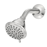 Premium 8-Spray Wall-Mount Fixed Shower Head — WaterSense® Certified, High-Pressure Chrome Finish