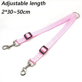 Double Twin Dual Coupler Dog Leash – Adjustable V-Shape Nylon 2-in-1 Lead for Walking Two Dogs