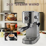 DOYOMI 20-Bar Professional Espresso Machine – Espresso Maker with Milk Frother (Commercial Quality)