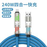 Product Title  6.6ft 4-in-1 Multi USB Charging Cable – Max 240W Fast Charger Cord with USB-A & Type-C for iPhone 16/15/14/13, iPad & Samsung