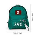 Korea Game Season 2 Cosplay Backpack – Unisex Large Capacity Student School Bag & Gift Item