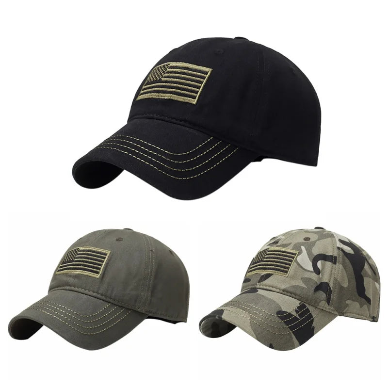 Tactical Camouflage Adjustable Baseball Cap – Lightweight Summer Sunscreen Hat for Outdoor Travel, Fishing, Camping & Hiking (Unisex)
