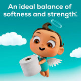 Soft Toilet Paper – Strong & Gentle Tissue, Available in 4, 8, 16 & 48 Mega Rolls (Equivalent to 16, 32, 64 & 192 Regular Rolls)