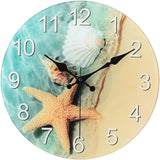 12” Silent Non-Ticking Galaxy Wall Clock – Cosmic Battery-Operated Analog Clock for Bedroom, Living Room, Kitchen & Office