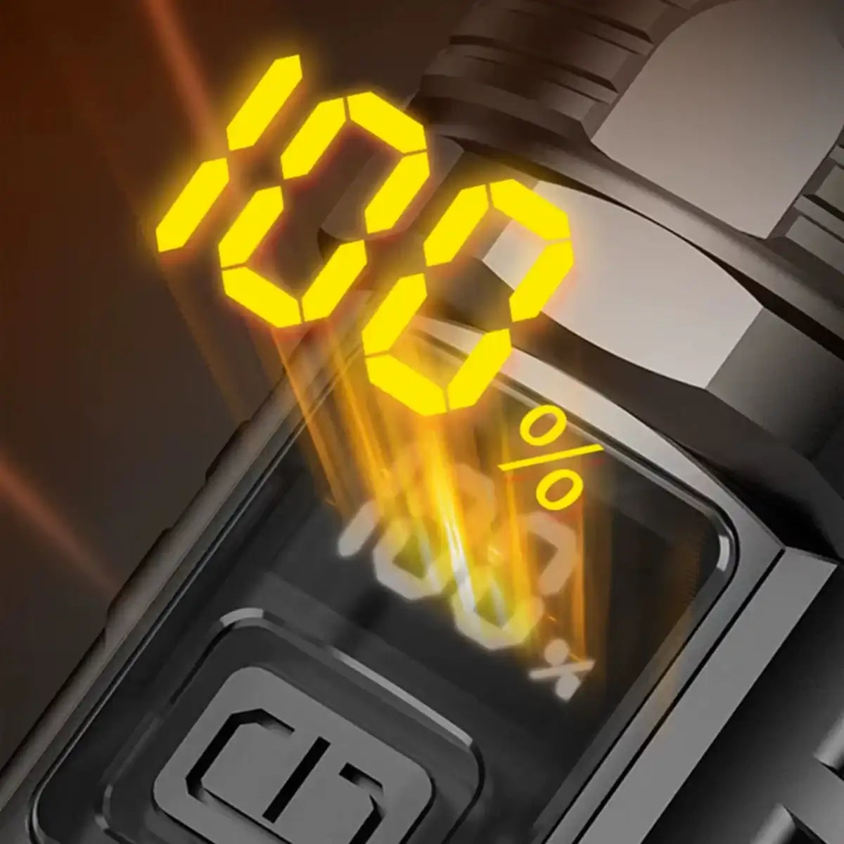 USB-Rechargeable High Power LED Flashlight – Portable Torch for Camping, Hiking, Emergency Survival