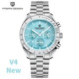 PAGANI DESIGN 2024 Men’s Luxury Quartz Chronograph Watch – Sapphire Mirror, Auto Date, Speed Dial ⌚✨