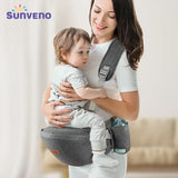 Sunveno One-Shoulder Adjustable Baby Carrier – Ergonomic Hip Seat Sling for Newborns & Toddlers