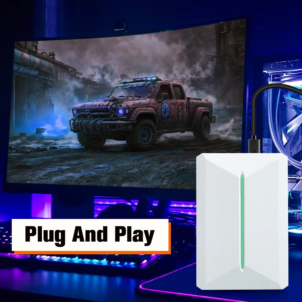 Retro Gaming External Hard Drive – 500GB Emulation Disk with 38,000 Preloaded Games for PS3, PS2, Switch, Wii U, N64 & PC