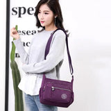 Multifunctional Outdoor Crossbody Bag for Women – Waterproof Nylon Shoulder & Handbag Messenger Bag (Diagonal Carry)