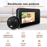 Smart Digital Doorbell & Door Viewer Camera – Wireless Peephole with Monitor, Live View, Night Vision & Photo Capture