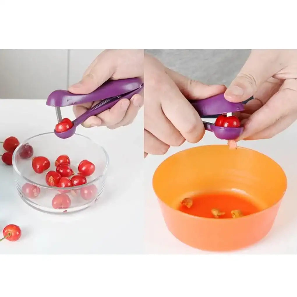 “Easy Cherry Corer & Fruit Core Remover – Multi-Function Cherry/Olive Pitter”