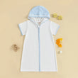 Children’s Hooded Beach Towel – Soft Embroidered Swim Cover-Up for Toddlers, Boys & Girls | Quick-Dry Bathrobe for Pool & Beach