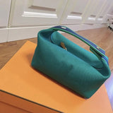 2024 women’s casual canvas wash bag – large-capacity single shoulder handbag, versatile tote for shopping, travel & daily use