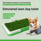 Reusable Silicone & PP Dog Potty Training Pad – Leak-Proof Indoor Pet Toilet with Grass Surface for Easy Cleaning & Hygiene