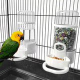 Bird Water Drinker & Feeder Container – Cage Dispenser for Parrots, Squirrels & Small Birds, Food & Water Box Accessory