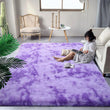 Soft Fluffy Rainbow Rug – Colorful Shaggy Carpet for Girls’ Bedroom, Nursery & Playroom Décor