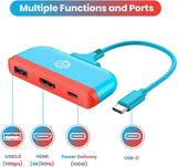 Newdery Universal Dock for Nintendo Switch OLED • Steam Deck • Samsung DeX – 4K HDMI Hub Type-C Adapter