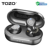 Refurbished TOZO ANC Earbuds – TWS True Wireless Bluetooth In-Ear Headphones with Noise Cancelling & Mics for iOS/Android