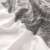 7-Piece Striped Comforter Set – Complete Bedding Ensemble with Comforter, Flat & Fitted Sheet, Pillowcases & Shams