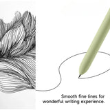 Retractable Soft Gel Ink Pens – 11 Pack Black Ink Fine Point (0.5 mm) Smooth Writing Cute Pens for Office & School