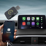 Wireless CarPlay & Android Auto Adapter – 2-in-1 Plug & Play USB Dongle Mini Box for Factory Wired CarPlay Cars