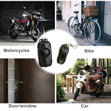 Electric Wireless Motorcycle & Bike Alarm – Anti-Theft Security System with Vibration Motion Detector