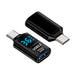 Black USB F-Type C M