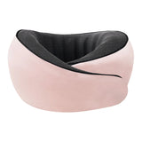 U-shaped adjustable travel neck pillow – ergonomic support cushion & reusable headrest for airplane, car, chair, home & office