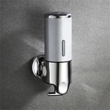 Wall-Mount Bathroom Liquid Soap Dispenser – Refillable Hand Sanitizer, Shampoo & Shower Gel Container