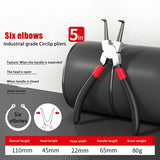 Circlip Pliers & Needle Nose Retaining Ring Pliers – Professional Tool for Installing & Removing Lock Rings & Shafts