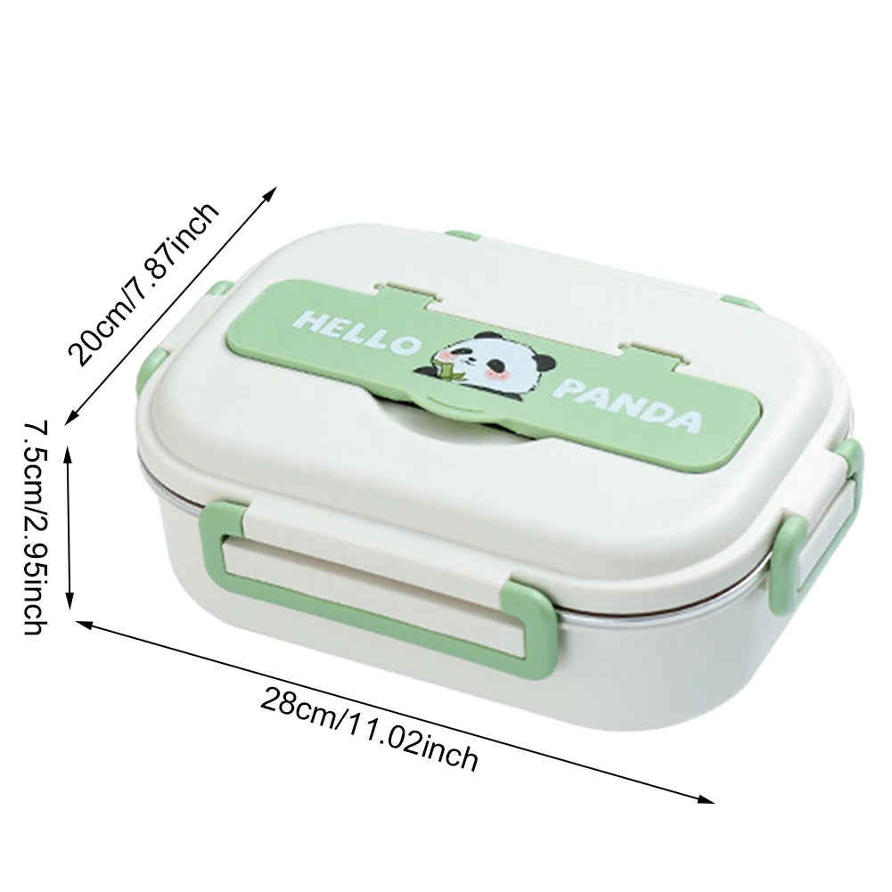 SOWBAGHYA Stainless Steel Lunch Box with Separator – Leak-Proof Stainless Steel Bento & Lunch Container (2 / 4 / 5 Grid) for Kids, Adults, School & Picnic