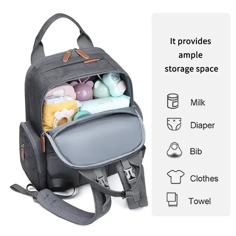 Large Capacity Waterproof Diaper Bag Backpack – Multifunction Travel & Mummy Bag