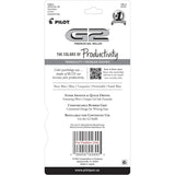 G2 Premium Gel Pens – Assorted Blue Ink, Fine Point 0.7mm, Smooth Writing with Ergonomic Grip – 5 Pack