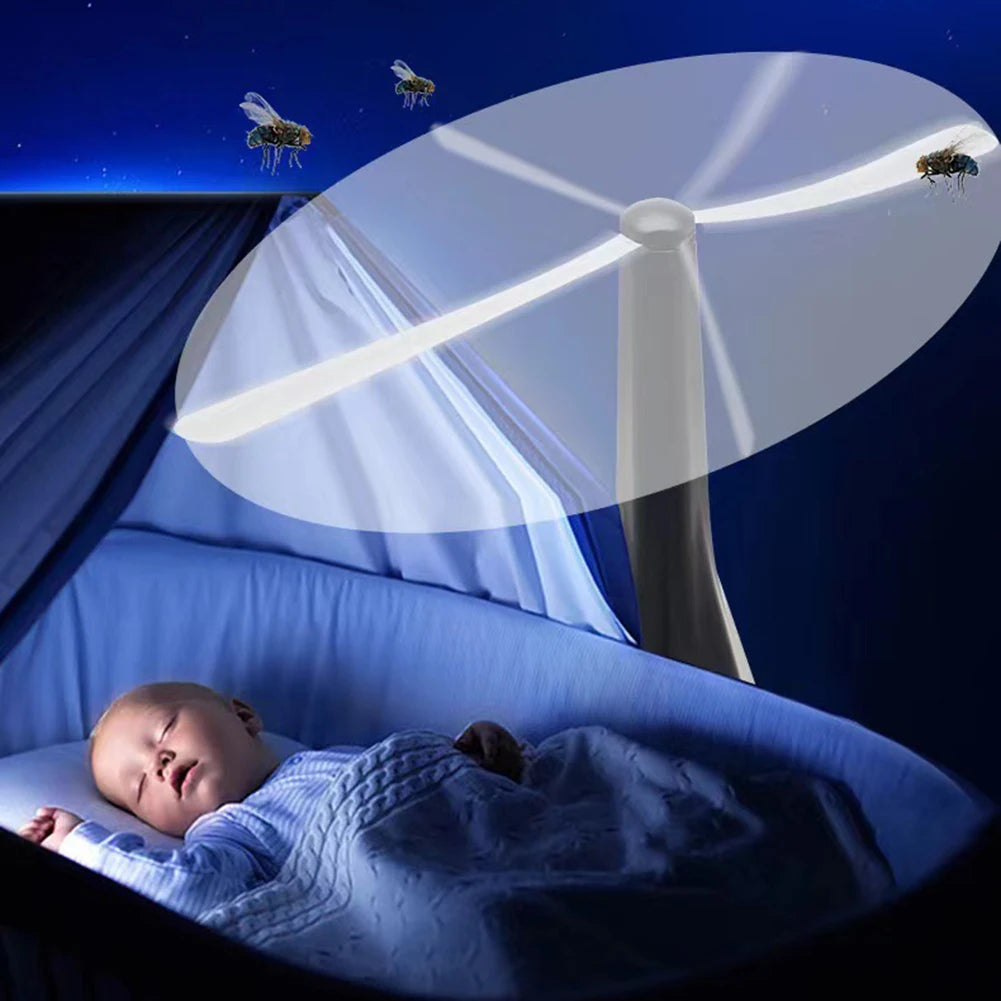 Fly Repellent Fan – Battery Powered Mosquito & Pest Control for Home, Kitchen, and Outdoor Use 🦟❌🌬️