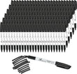Black Dry Erase Markers – Low-Odor Chisel Tip Whiteboard Pens for Glass & Boards (150-Pack Bulk)