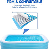 Inflatable Swimming Pool – Large Family Blow-Up Backyard Pool for Easy Outdoor Setup & Summer Fun