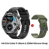 Haylou Solar 5 Smartwatch – 1.58” AMOLED Display, 60Hz Refresh Rate, Voice Calling, 24H Health Monitoring & Sports Fitness Watch for Men